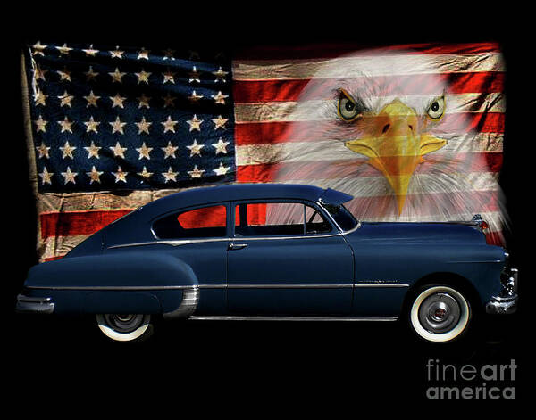 1949 Pontiac Art Print featuring the photograph 1949 Pontiac Tribute by Peter Piatt