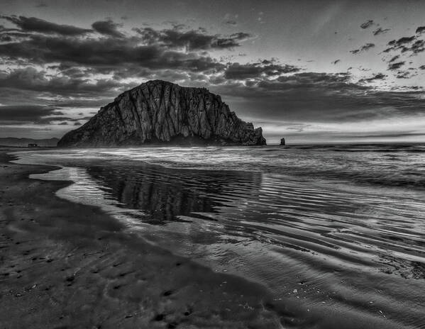 Black And White Art Print featuring the photograph Crimson Sunset #2 by Beth Sargent