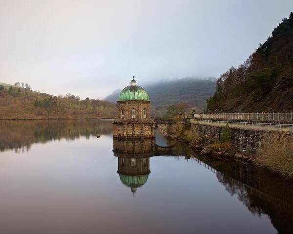 Reflections Art Print featuring the photograph Reflections of Foel Tower #2 by Stephen Taylor