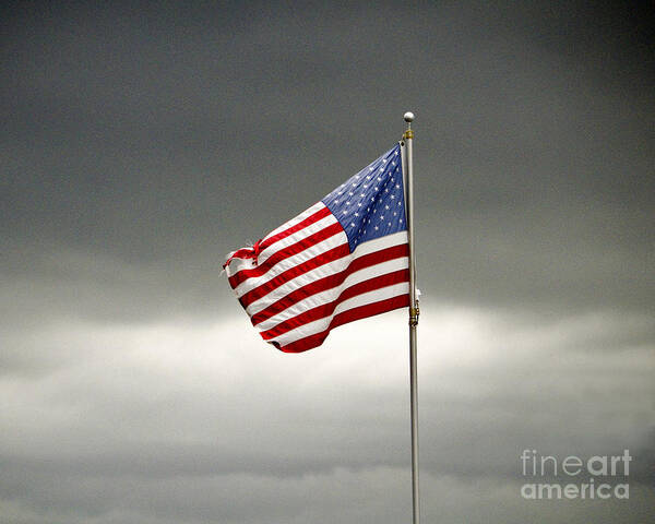 American Flag Art Print featuring the photograph 21- American Flag by Joseph Keane