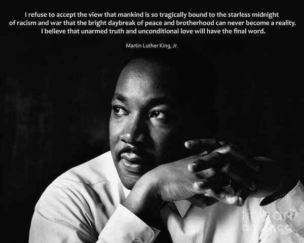 Martin Luther King Jr. Art Print featuring the photograph 39- Martin Luther King Jr. by Joseph Keane