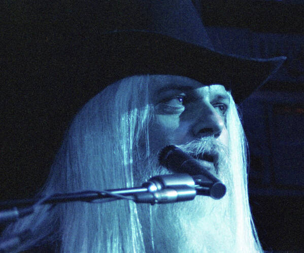 American Singer Art Print featuring the photograph Leon Russell #1 by Nancy Clendaniel