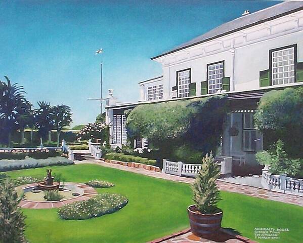 Admiralty House Art Print featuring the painting Admiralty House by Tim Johnson