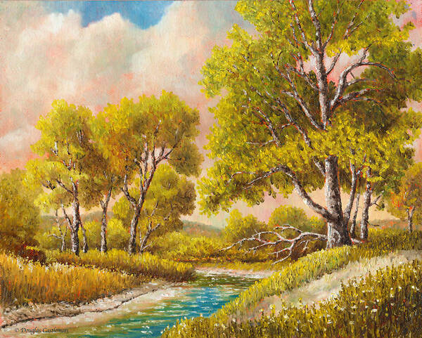 Landscape Art Print featuring the painting Afternoon Shade by Douglas Castleman