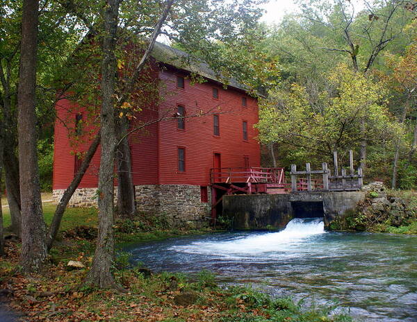 Ozarks Art Print featuring the photograph Alley Sprng Mill 3 by Marty Koch