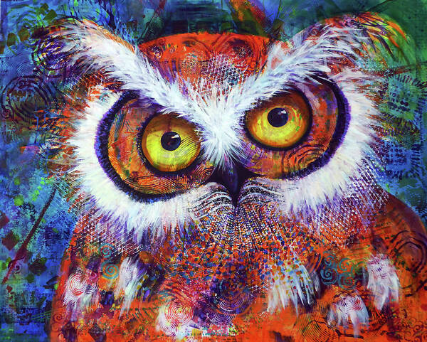 Artprize Art Print featuring the painting ArtPrize #3 Hooter by Laurel Bahe