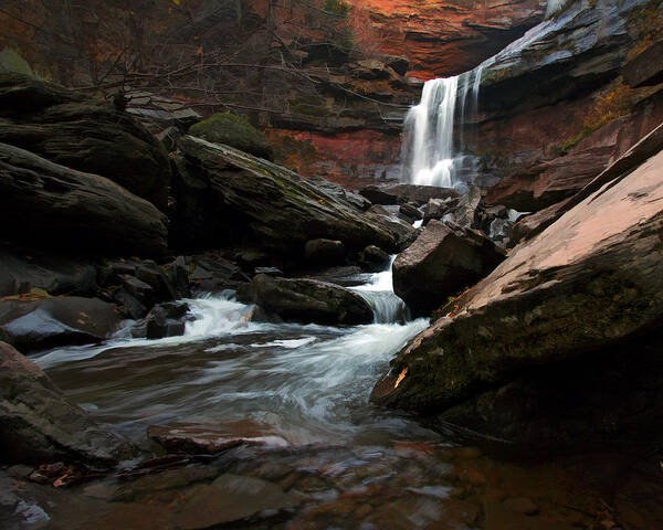 Kaaterskill Falls Art Print featuring the photograph Autumn Spring by Neil Shapiro