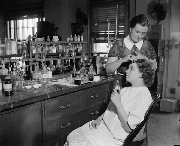 1937 Art Print featuring the photograph Beauty Parlor, 1937 by Granger