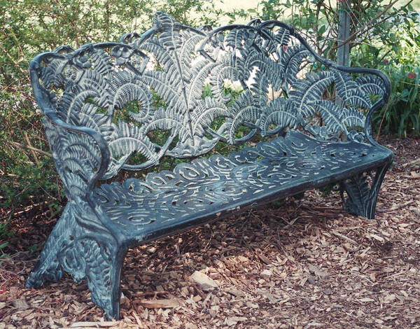 Bench Art Print featuring the photograph Bench by Allen Nice-Webb