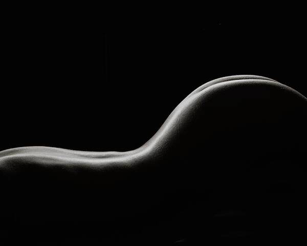 Nude Art Print featuring the photograph Bodyscape 230 V2 by Michael Fryd