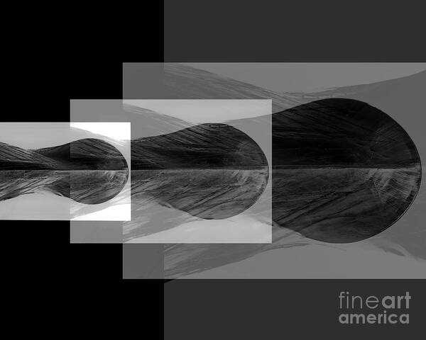Digital Composite Photo Art Print featuring the digital art Bow Waves by Tim Richards