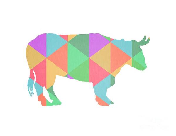 More From Edward Fielding Art Print featuring the painting Bull Cow Triangles by Edward Fielding