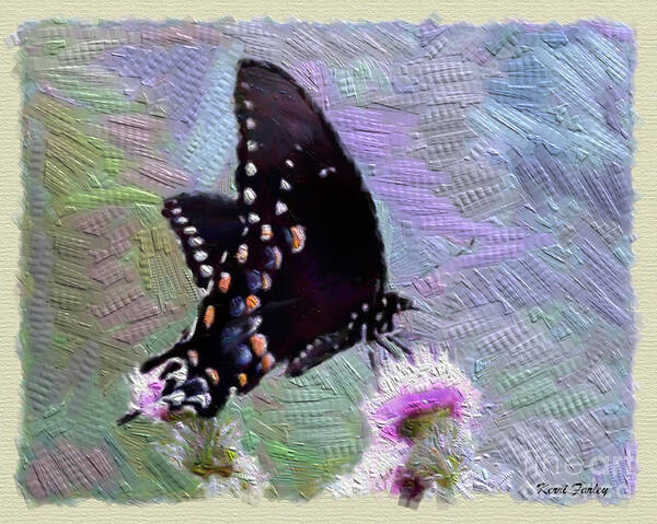 Butterfly Art Print featuring the photograph Butterfly Beauty by Kerri Farley