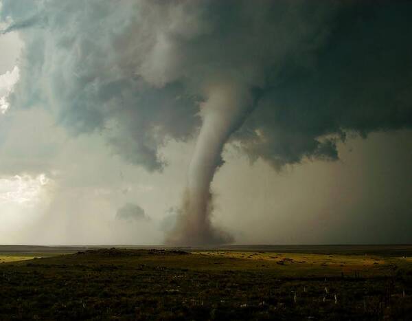 Tornado Art Print featuring the photograph Campo Tornado by Ed Sweeney