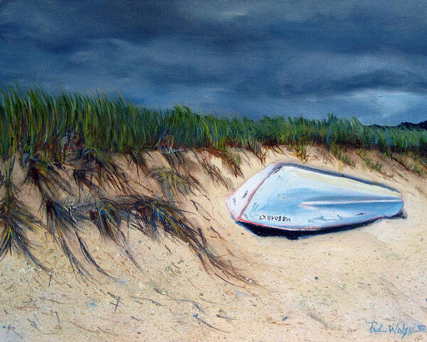 Boat Art Print featuring the painting Cape Cod Boat by Paul Walsh