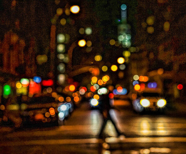 'nyc Art Print featuring the photograph City Nights, City Lights by Jeffrey Friedkin