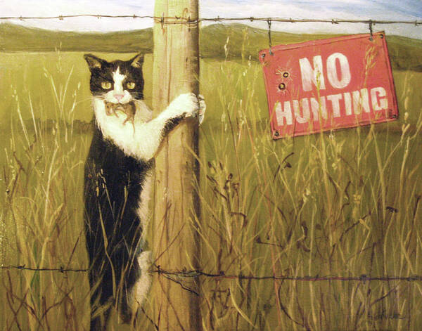 Hunt Art Print featuring the painting Civil Disobediance by Donna Tucker