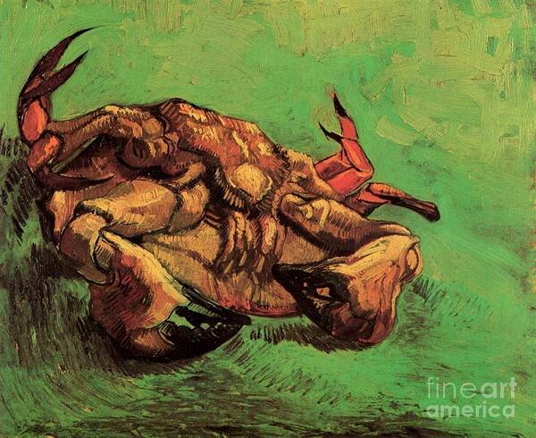Arles Art Print featuring the painting Crab on Its Back by Vincent Van Gogh