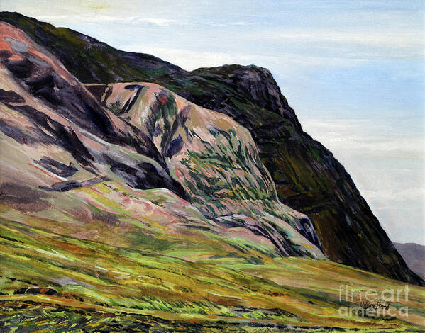 Oil Art Print featuring the painting Day's Climb by William Band