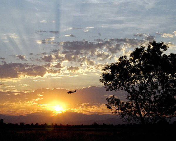 Airplane Art Print featuring the photograph Early Flying Lesson by Denise Dethlefsen