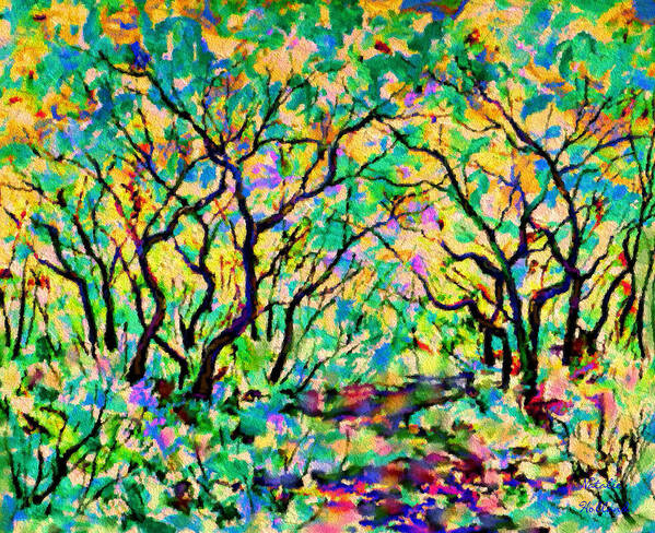 Natalie Holland Art Art Print featuring the painting Early Spring by Natalie Holland