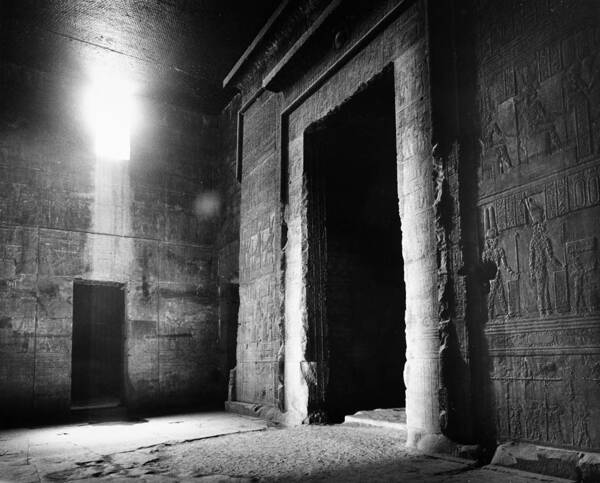 African Art Print featuring the photograph Egypt: Dendera: Temple by Granger