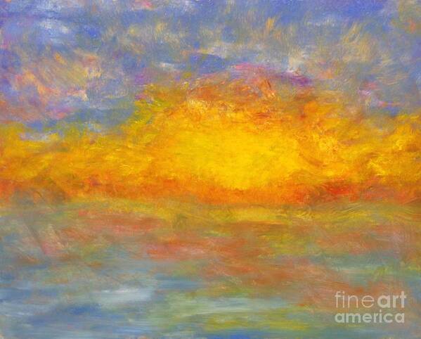  Art Print featuring the painting Fire and Water by Barrie Stark