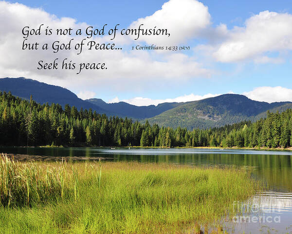 Inspirational Art Print featuring the photograph God of Peace by Kirt Tisdale
