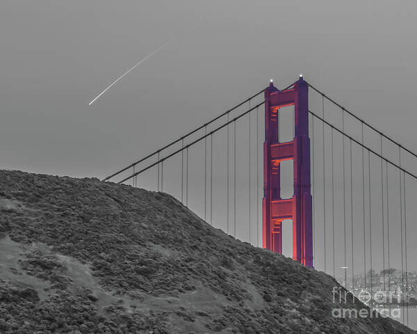 Golden Gate Bridge Art Print featuring the photograph Golden Gate by Michael Tidwell