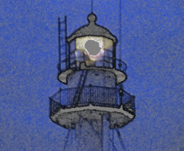 Lighthouse Art Print featuring the photograph Guiding Light by Scott Heister