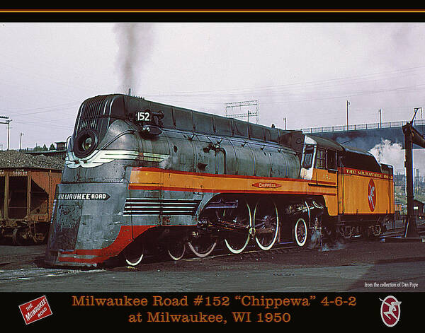 Milwaukee Road Art Print featuring the photograph Hiawatha Steam by Dan Pope Collection
