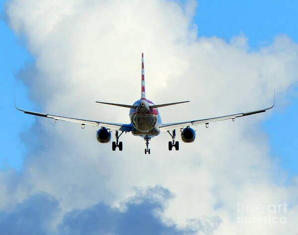 Jet Airliner Art Print featuring the photograph Into The Clouds by Carlos Amaro