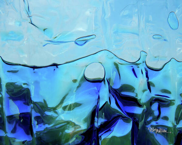 Art Art Print featuring the photograph Liquid Abstract #0059 by Barbara Tristan