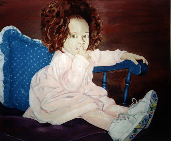 Kevin Callahan Art Print featuring the painting Little Miss Hassler by Kevin Callahan