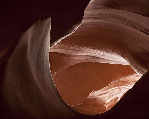 Antelope Canyon Art Print featuring the photograph Locked Inside The Chamber by Mike McMurray