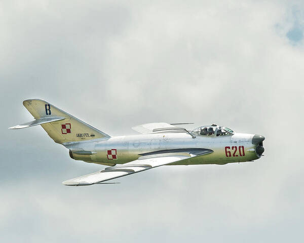 Vintage Aircraft Art Print featuring the photograph Mig 17F Jet by Joe Granita