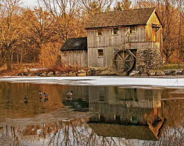 Mill Art Print featuring the photograph Mill At Midway Village by Ira Marcus