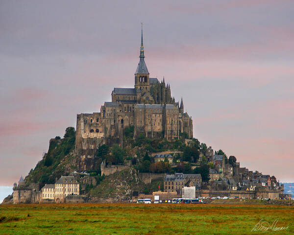 Mont Saint Michel Art Print featuring the photograph Mont Saint Michel by Diana Haronis