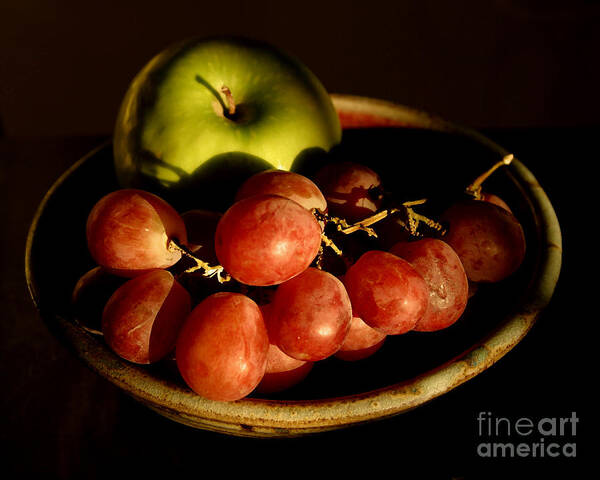 Apple Art Print featuring the photograph Morning Breakfast by Steve Augustin