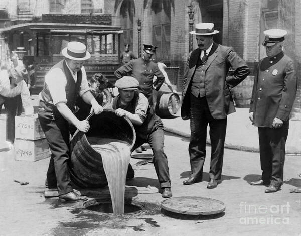 Prohibition Guardsmen Art Print featuring the photograph Not The Beer by Jon Neidert