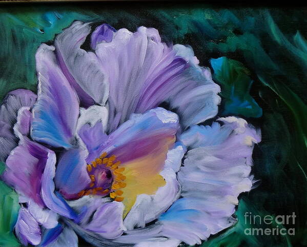 Peony Art Print featuring the painting Peony I by Jenny Lee