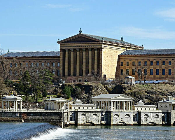 Philadelphia Art Museum Art Print featuring the photograph Philadelphia Art Museum by Dark Whimsy