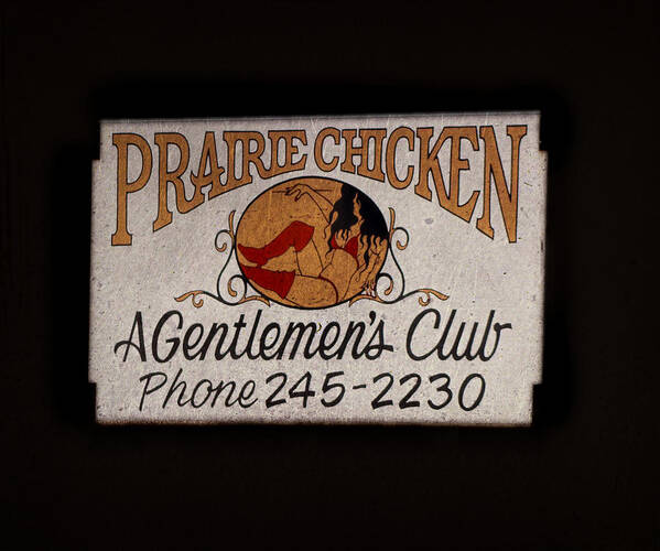 Art Print featuring the photograph Prairie Chicken Gentlemen's Club by Cathy Anderson