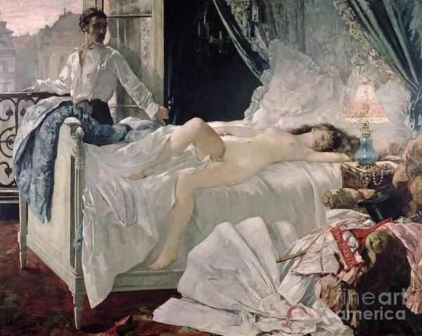 Gervex Art Print featuring the painting Rolla by Henri Gervex