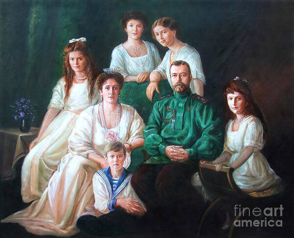 Romanov Family Portrait Art Print By George Alexander