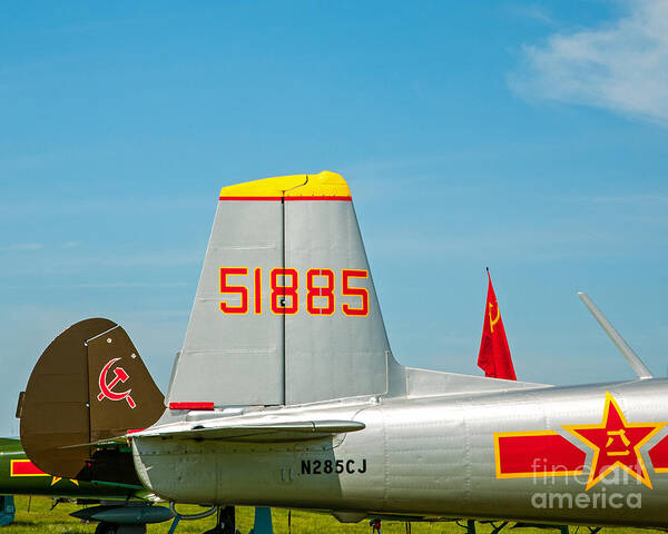 Airplanes Art Print featuring the photograph Russian Roundup by Stephen Whalen
