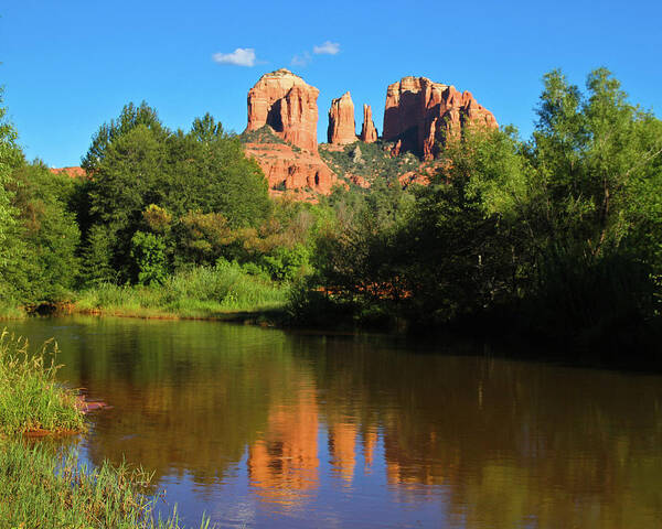 Sedona Cathedral Rock Art Print featuring the photograph Sedona by Greg Smith