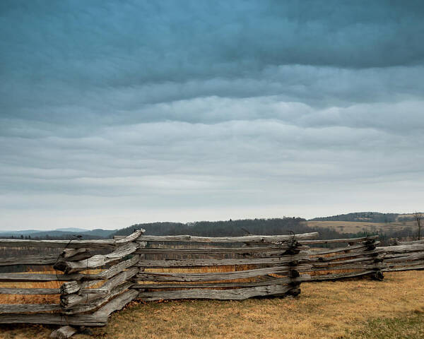 Appalachian Mountains Art Print featuring the photograph Split Rail Fence on the Blue Ridge Parkway by Kelly VanDellen