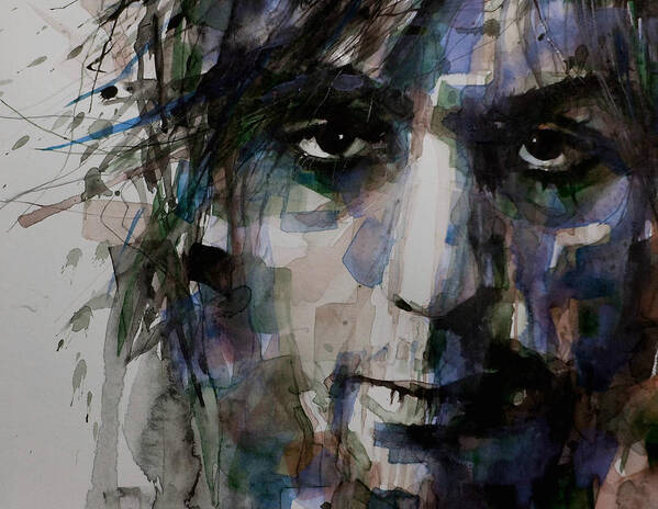 Pink Floyd Art Print featuring the painting Syd Barrett by Paul Lovering
