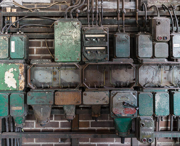 Essen Art Print featuring the photograph Technological Relics by Mike Evangelist